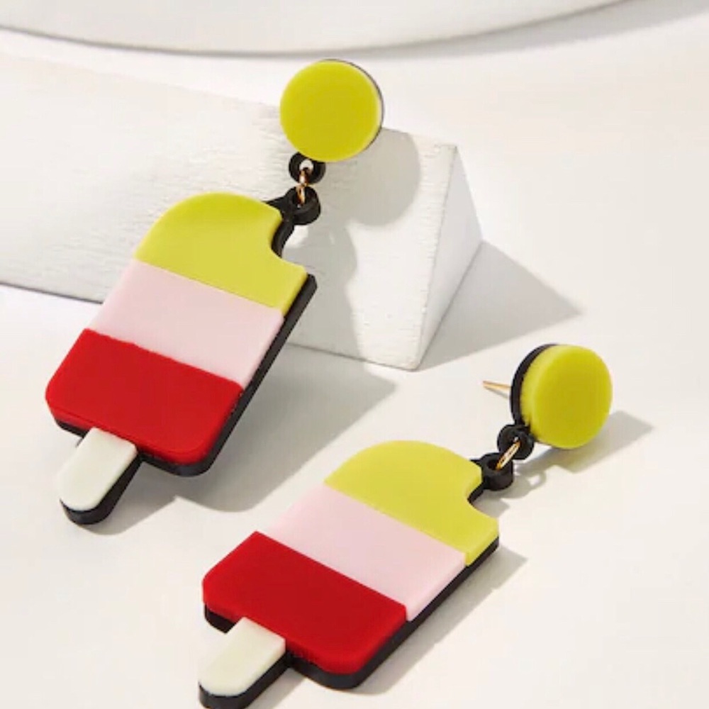 Festive Popsicle Drop Earrings